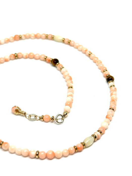 Collana - Corallo rosa